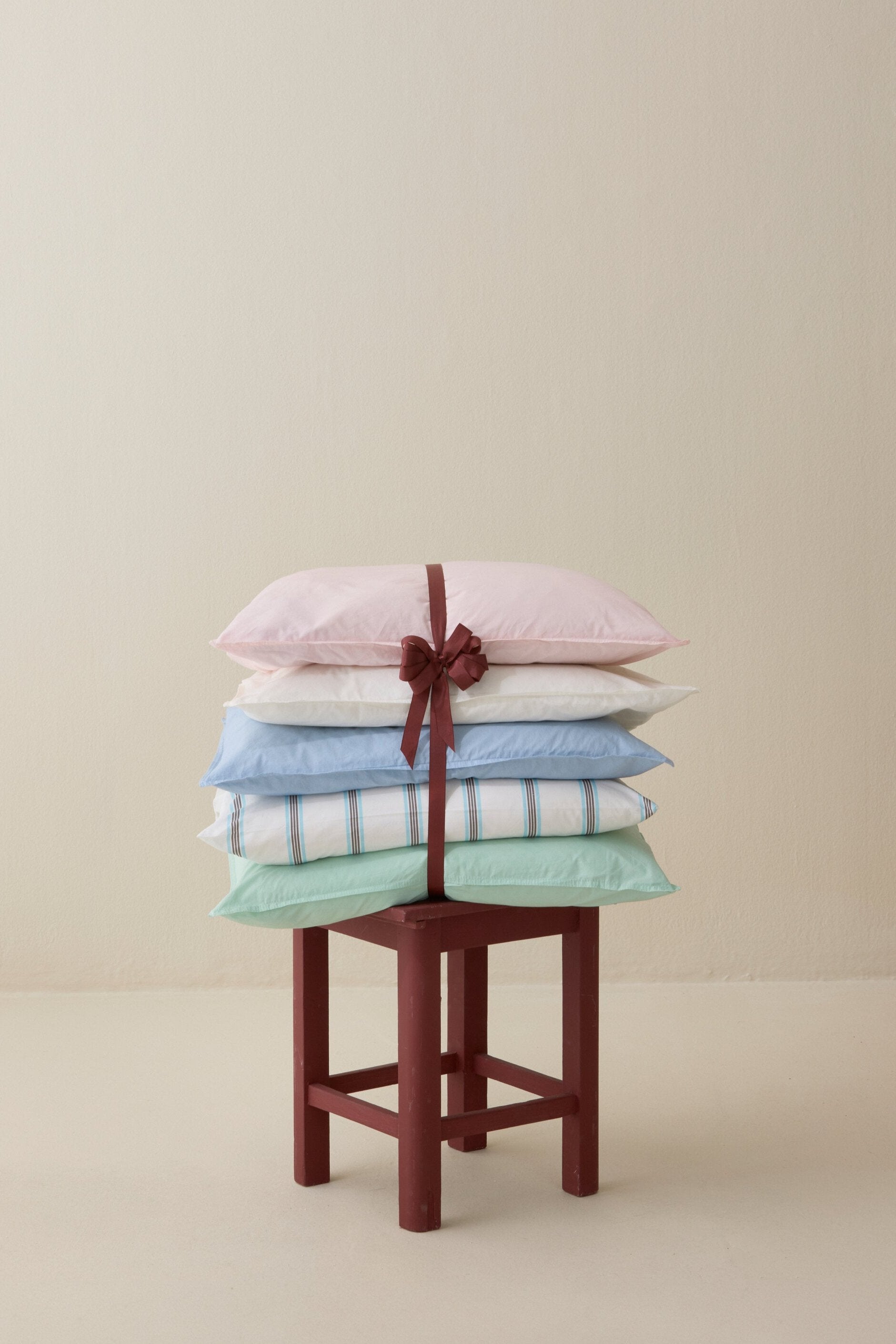 Curly Percale sengesæt - lys blå
